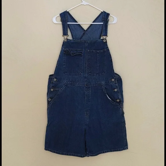Jean Overall Shorts - Picture 3 of 7